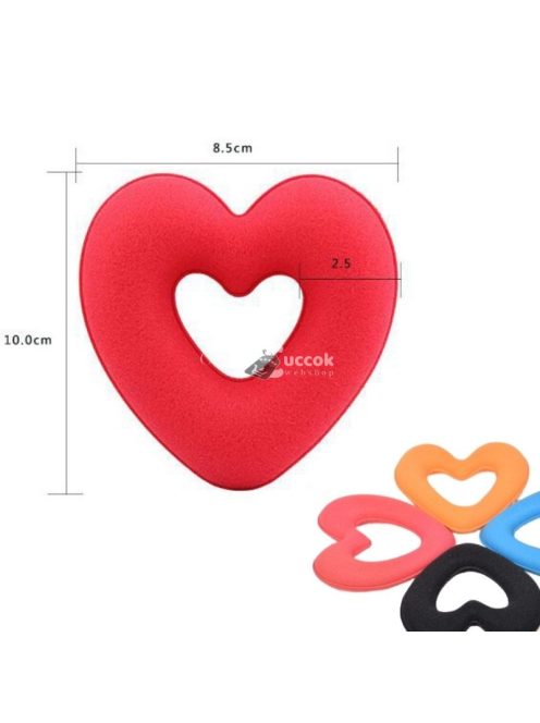 Szív alakú hajfánk, konty készítő