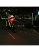 Kerékpár lámpa indexes funkcióval