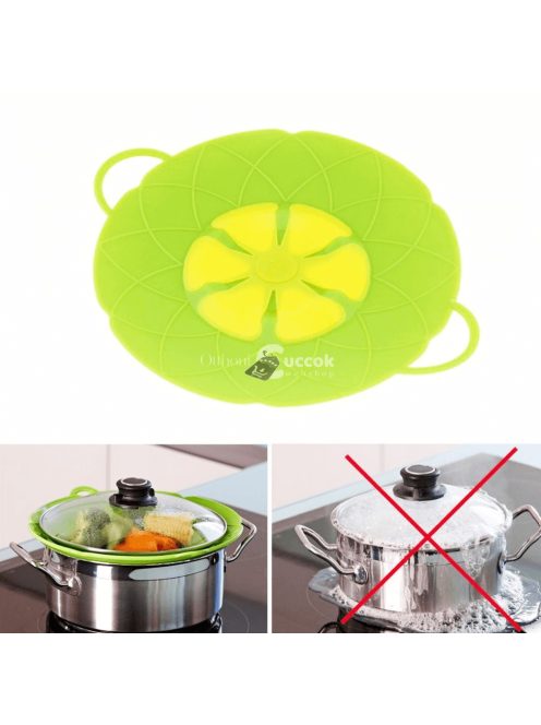 Kifutás elleni szilikon fedő