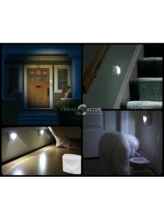   Mozgásérzékelős lámpa, LED lámpa,  beltéri fali lámpa