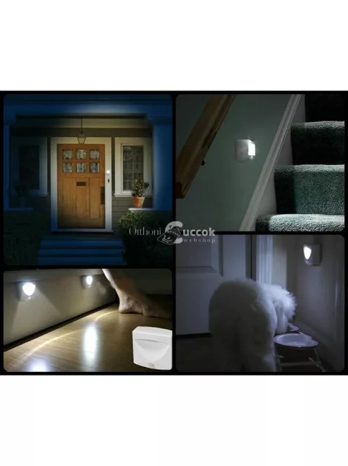 Mozgásérzékelős lámpa, LED lámpa,  beltéri fali lámpa