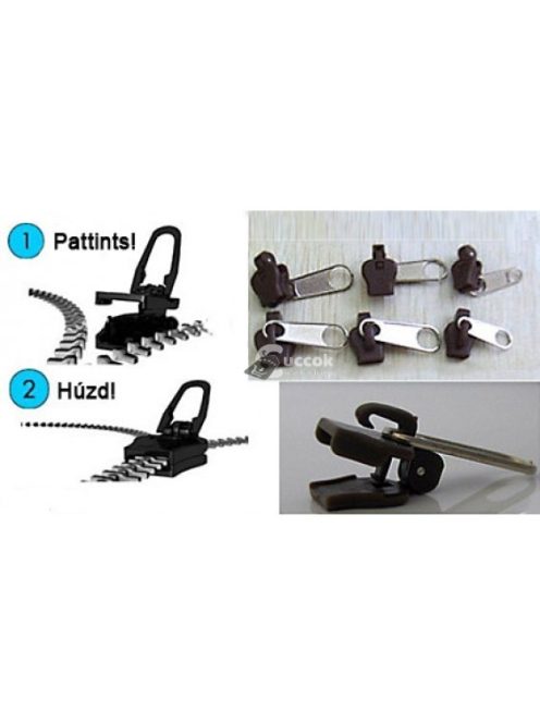 Cipzár, instant cipzár, cipzár húzó 6 db