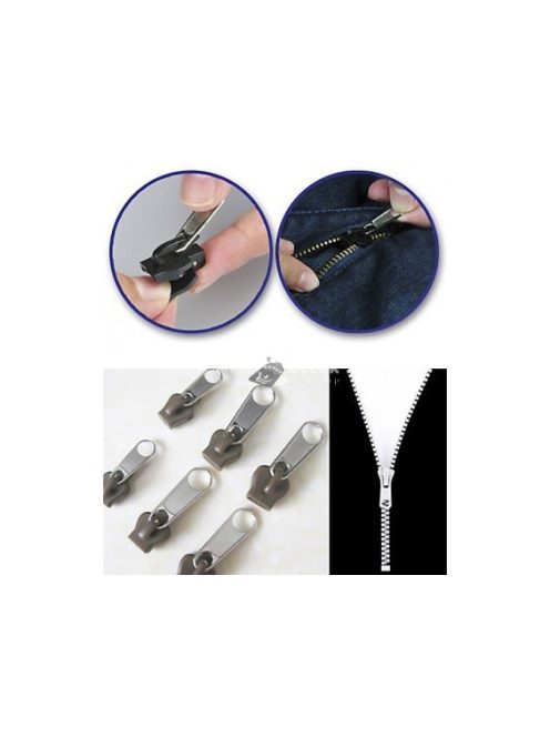 Cipzár, instant cipzár, cipzár húzó 6 db