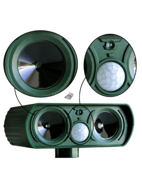 Állatriasztó, rágcsáló riasztó (napelemes)