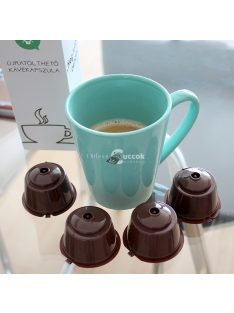   Újratölthető kávékapszula, utántölthető kapszula 5 db