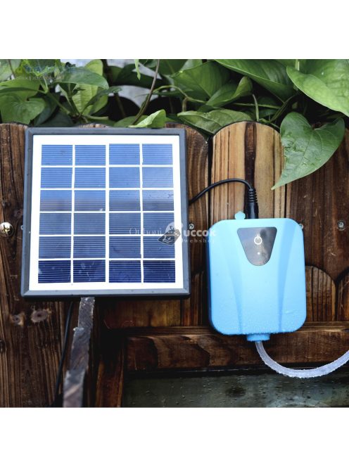 Napelemes buborékoltató