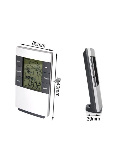 Időjárás állomás, páratartalom mérő, meteorológiai állomás, időjárásjelző állomás