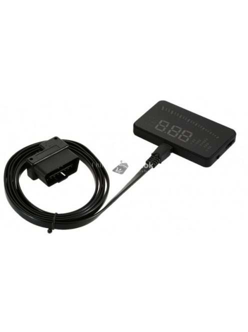 OBD HUD Head Up Display szélvédőre vetítő fedélzeti computer
