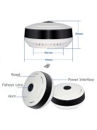 Biztonsági kamera, megfigyelő kamera, 360 fokos kamera