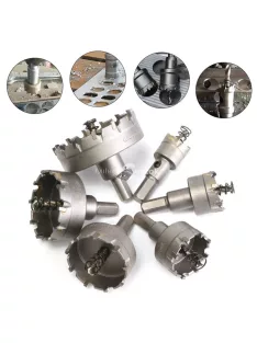 Körkivágó fémhez, lyukfűrész (6 db-os készlet)