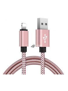   Extra strapabíró 1 méteres Lightning Iphone gyorstöltő és USB adatkábel