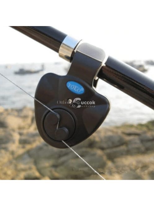 Elektromos kapásjelző hang és fényjelzéssel