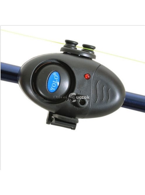 Elektromos kapásjelző hang és fényjelzéssel