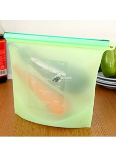 Légmentesen zárható szilikon hűtő/fagyasztó tasak