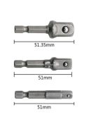Krova készlet, dugókulcs készlet 3 db-os