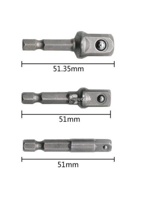 Krova készlet, dugókulcs készlet 3 db-os