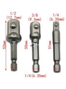 Krova készlet, dugókulcs készlet 3 db-os