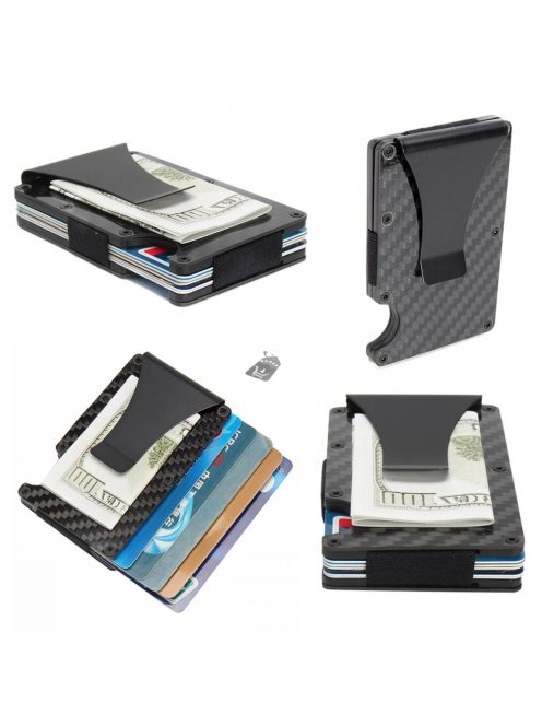 Elegáns, vékony bankkártya/pénz tartó