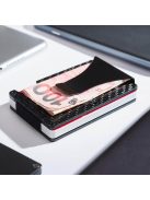 Elegáns, vékony bankkártya/pénz tartó