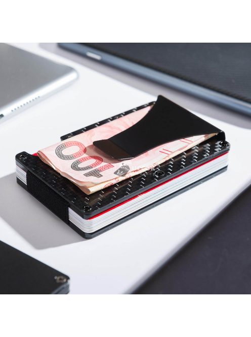 Elegáns, vékony bankkártya/pénz tartó