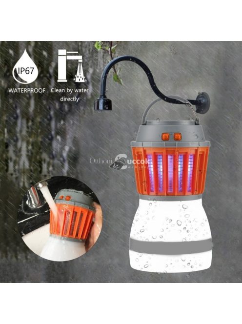 2 az 1-ben LED szúnyogírtó lámpa