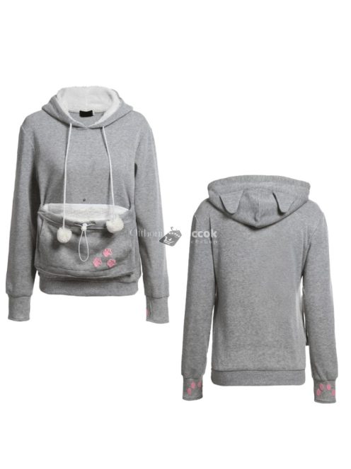 Macskahordozó, cicahordozó pulcsi, macskás pulóver, cicás pulcsi