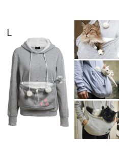   Macskahordozó, cicahordozó pulcsi, macskás pulóver, cicás pulcsi