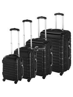 4 db-os merev falú bőrönd szett