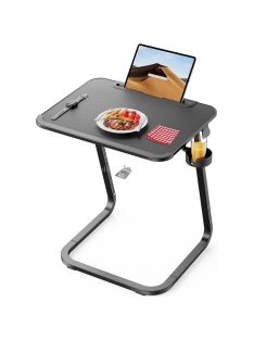 Állítható magasságú reggelizőasztal tablettartóval