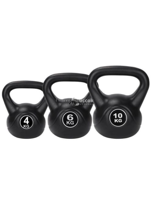 Kettlebell szett, 4-6-10 kg