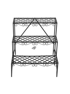 Lépcsős virágtartó állvány