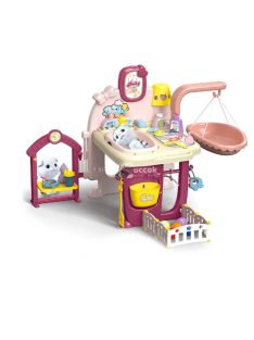 Játék állatgondozó szett, 72 részes