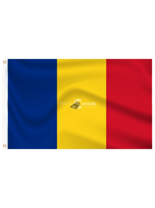 Zászlótartó rúd kétoldalas 90x150cm román zászlóval