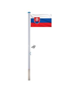   Zászlótartó rúd kétoldalas 90x150cm szlovák zászlóval