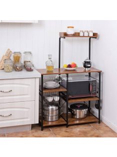 Tároló állvány kosárral