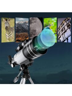   Hobbi csillagászati teleszkóp mobiltelefon adapterrel és állvánnyal
