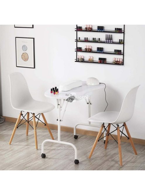 Hordozható manikűr asztal ajándék táskával-fiókos