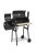 2in1 faszenes BBQ grill és smoker