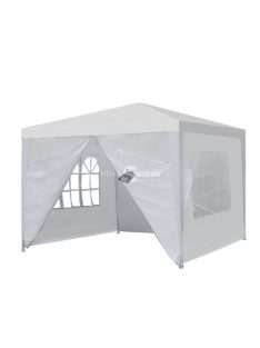 Party sátor fehér színben, 3 méretben-3x3 méteres