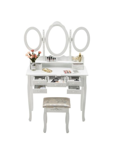 Fésülködő asztal Milano fehér