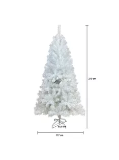 Fehér műfenyő 210 cm-es