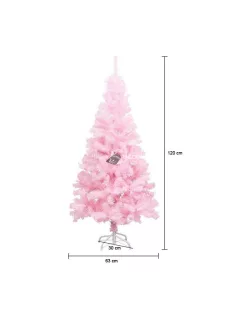 Rózsaszín műfenyő 120 cm-es