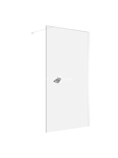 Walk-in 8 mm-es edzettüveg zuhanyfal, 100x200cm