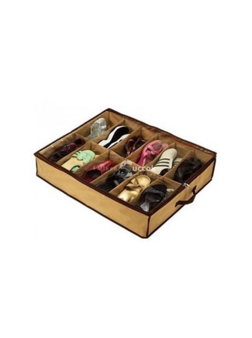 10 részes cipőtároló, ágyalatti