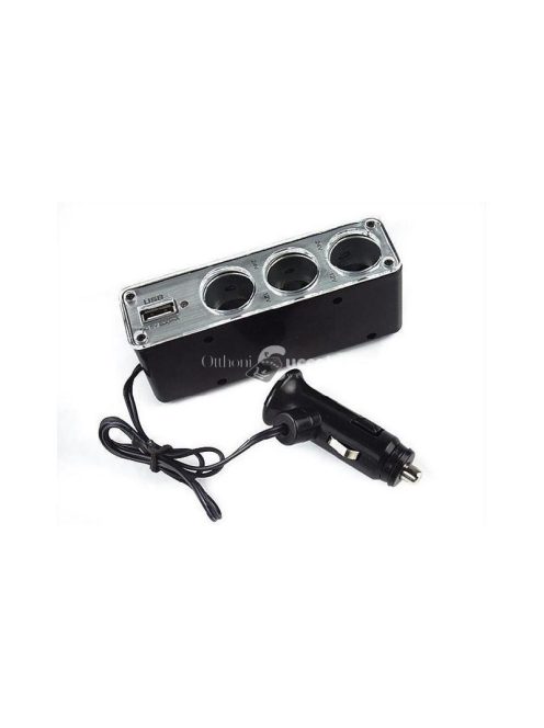 Autós szivargyujtó elosztó + USB