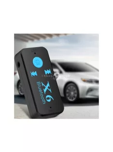 X6 Bluetooth AUX adapter SD kártya foglalattal