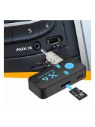 X6 Bluetooth AUX adapter SD kártya foglalattal