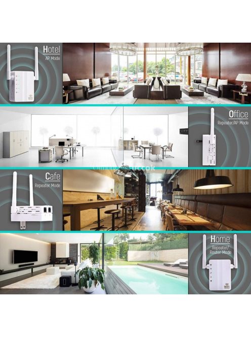 Ladybird dupla antennás wifi repeater