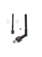 Mini usb wifi antennás adapter