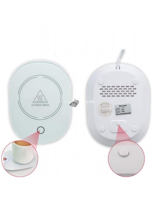 Hordozható italmelegítő ajándék bögrével